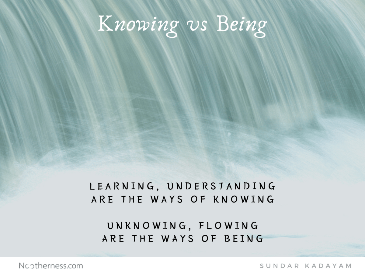 To Know or To&nbsp;Be?