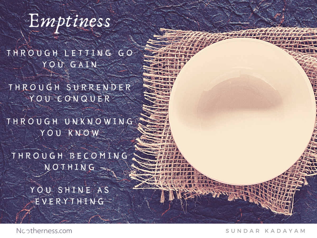 The Profundity of&nbsp;Emptiness