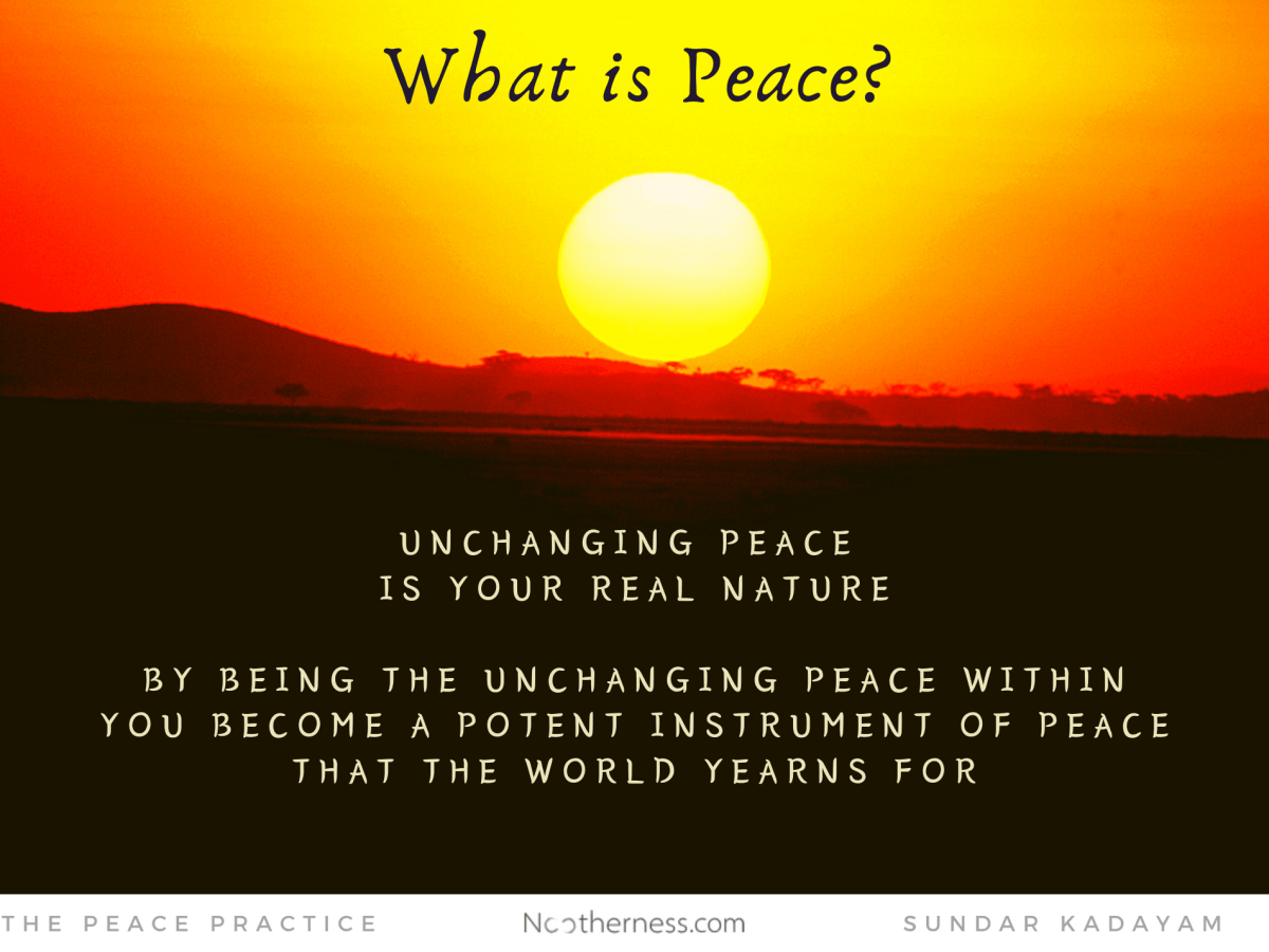 What is Peace?